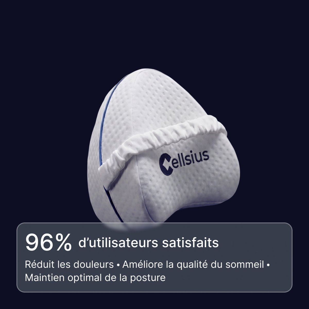 Coussin Orthopédique Genoux Cellsius - Le secret d'un sommeil sans douleur