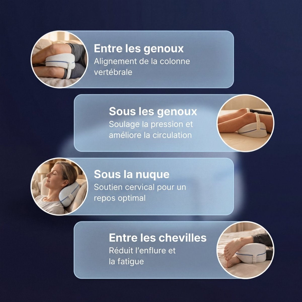 Coussin Orthopédique Cellsius - Le secret d'une sciatique disparue