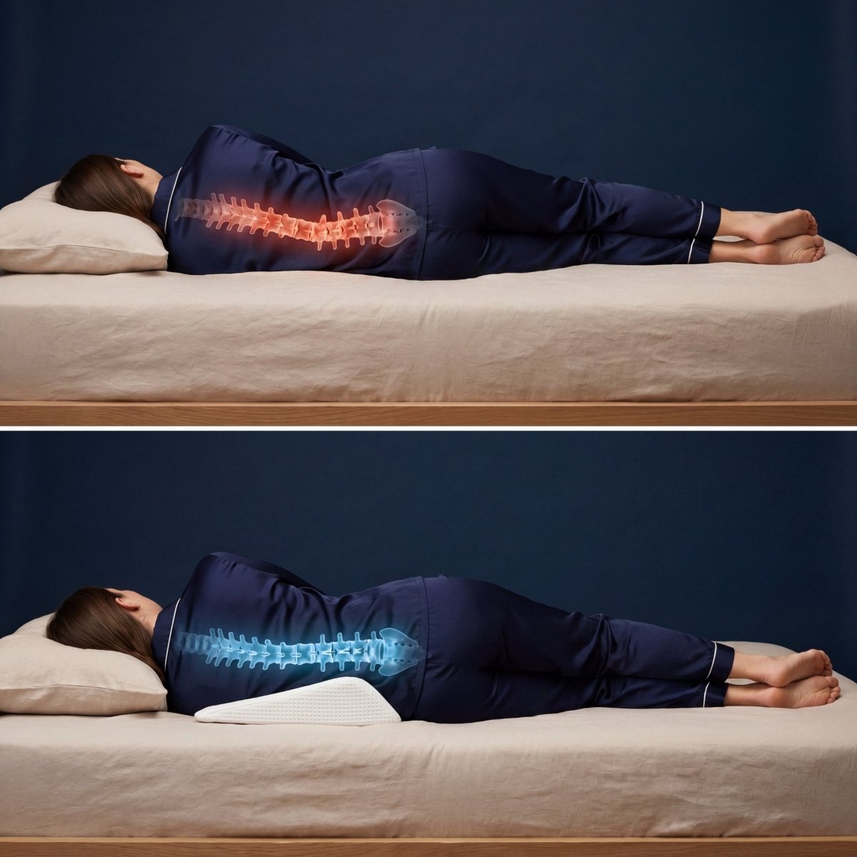 Coussin Orthopédique Lombaires Cellsius - Soulage les douleurs dorsales