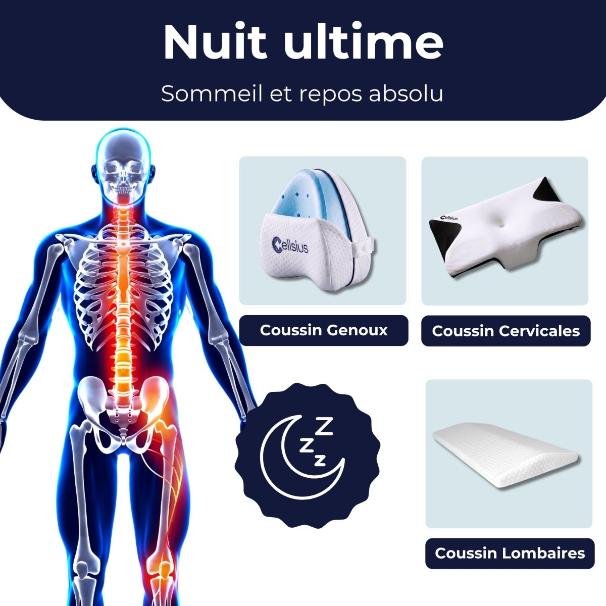 Kit Nuit ultime - Sommeil et repos absolu