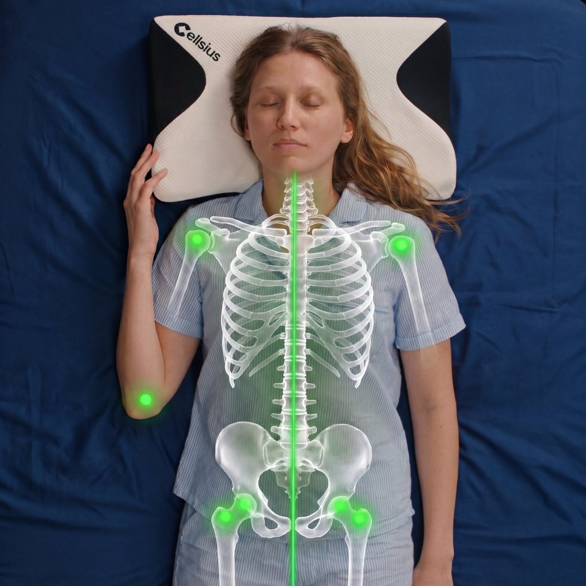 Oreiller Papillon Cervical Cellsius - Le secret du dormeur latéral et dorsal