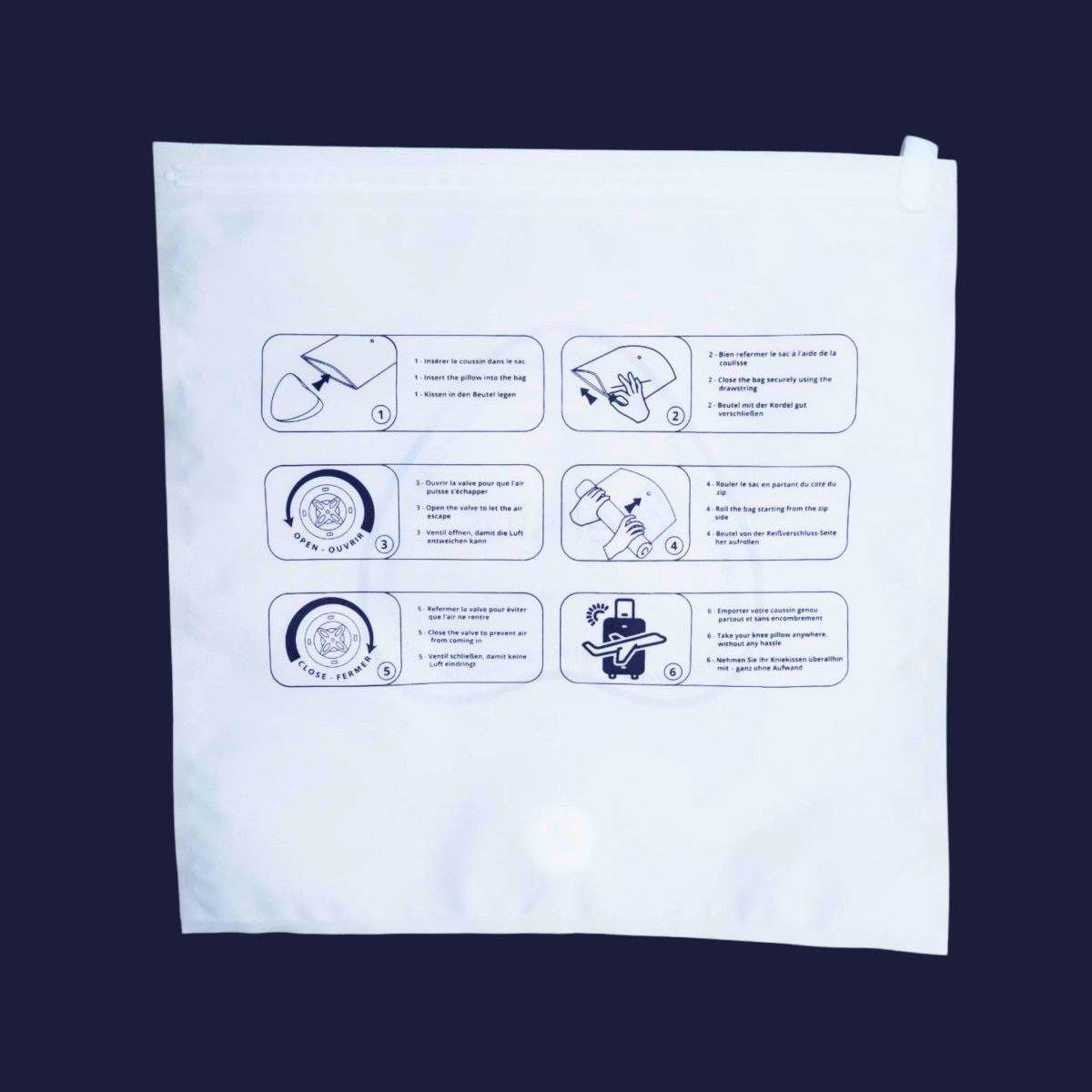Sac de transport pliable - Coussin genoux Cellsius