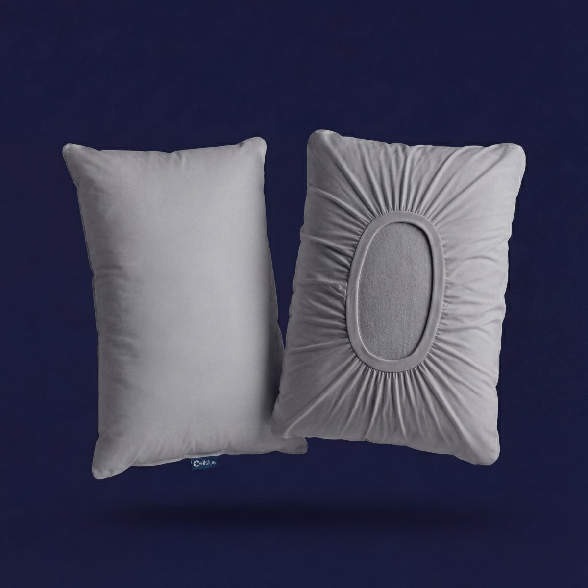 Taie d'oreiller en nylon fraîche et douce (système drap housse) - Pose rapide, nuits fraîches
