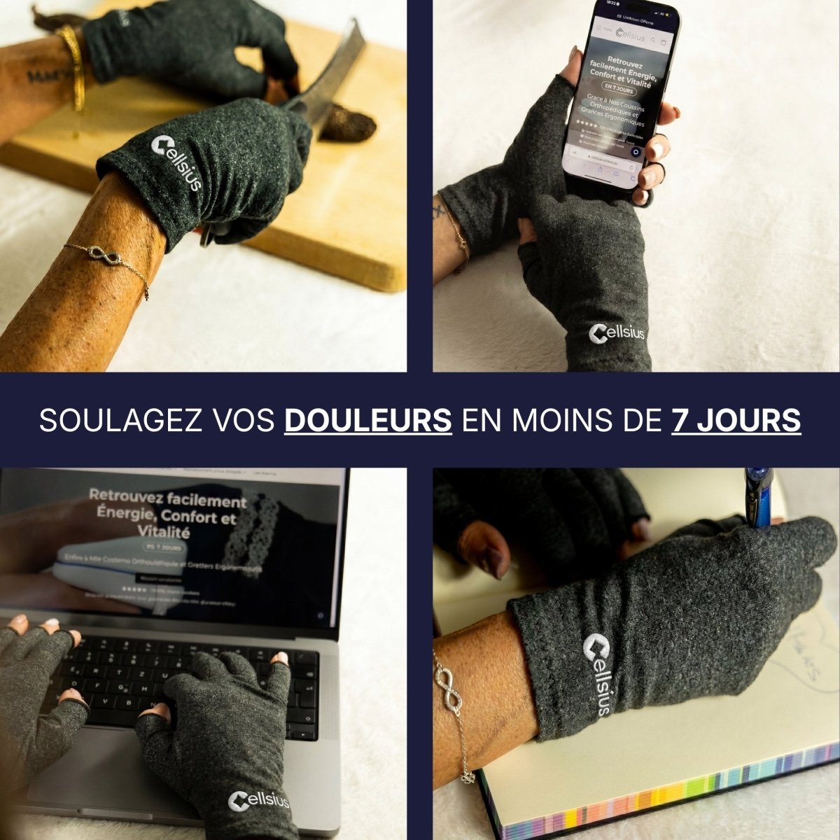 Gants de Mobilité Cellsius - Libérez vos mains de la douleur