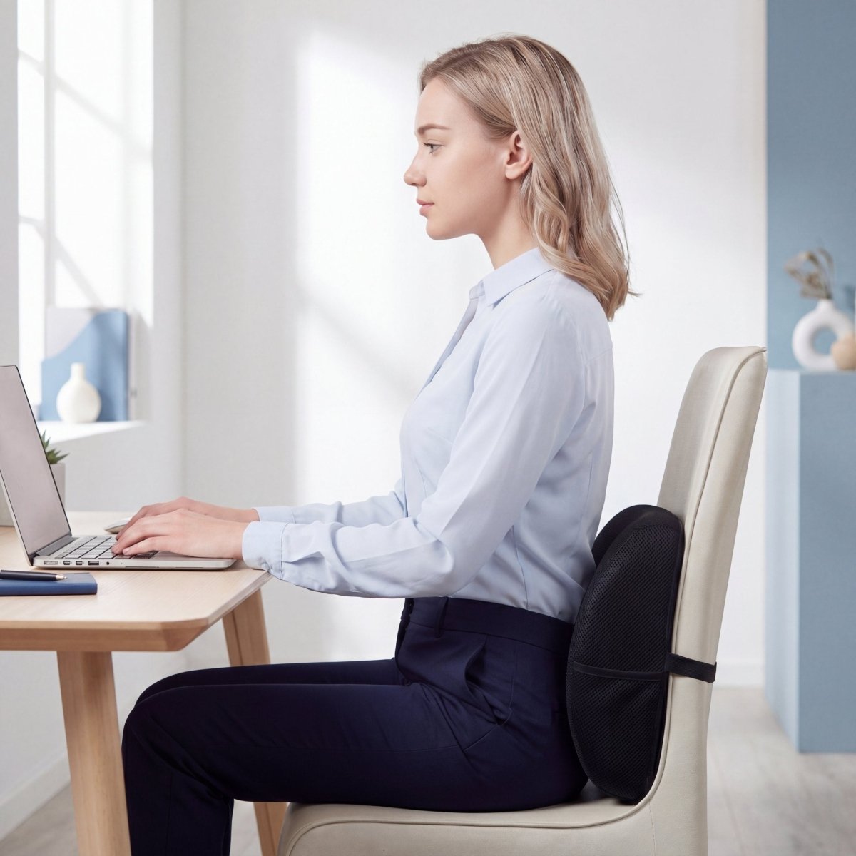 Coussin Orthopédique Dossier Cellsius - Soulage les douleurs lombaires et dorsales